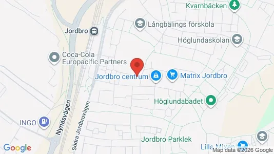 Lägenheter att hyra i Haninge - kort over placeringen