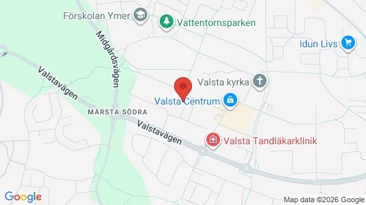 Lägenheter att hyra i Sigtuna - kort over placeringen