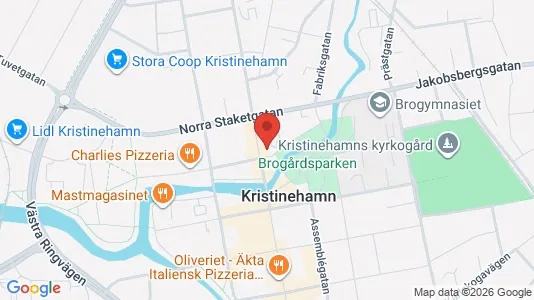 Lägenheter att hyra i Kristinehamn - kort over placeringen