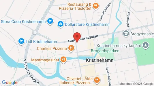 Lägenheter att hyra i Kristinehamn - kort over placeringen