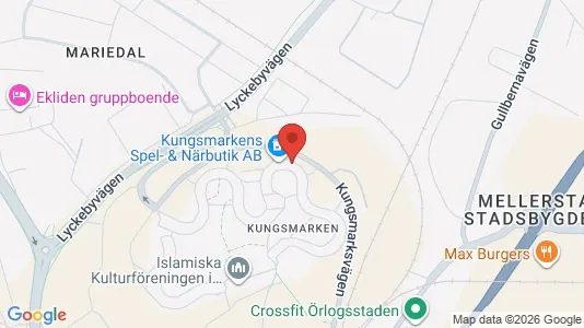 Lägenheter att hyra i Karlskrona - kort over placeringen
