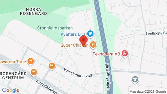 Lägenheter att hyra i Rosengård - kort over placeringen