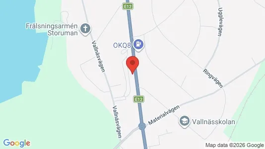 Lägenheter att hyra i Storuman - kort over placeringen