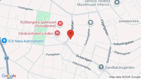 Lägenheter att hyra i Katrineholm - kort over placeringen