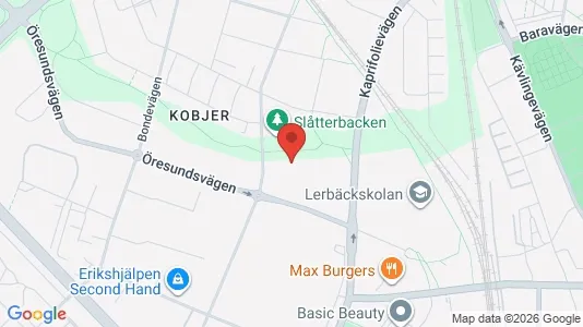 Lägenheter att hyra i Lund - kort over placeringen