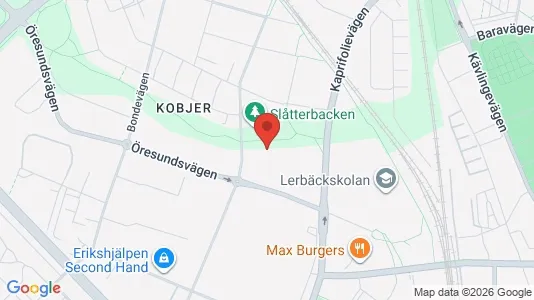 Lägenheter att hyra i Lund - kort over placeringen