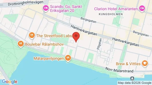 Lägenheter att hyra i Kungsholmen - kort over placeringen