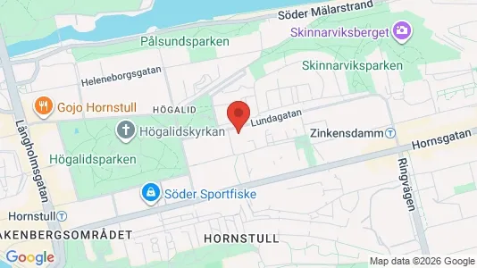 Lägenheter att hyra i Södermalm - kort over placeringen
