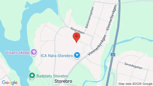 Lägenheter att hyra i Vimmerby - kort over placeringen