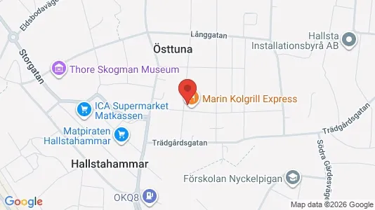 Lägenheter att hyra i Hallstahammar - kort over placeringen