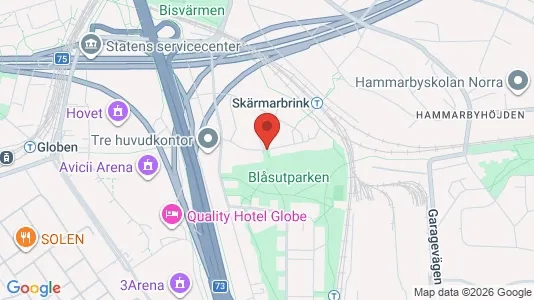 Lägenheter att hyra i Söderort - kort over placeringen