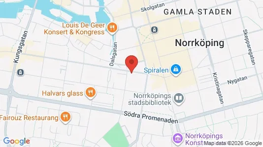 Lägenheter att hyra i Norrköping - kort over placeringen
