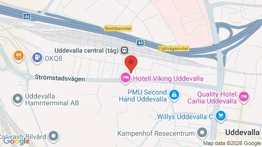 Lägenheter att hyra i Uddevalla - kort over placeringen