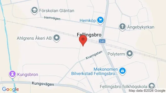 Lägenheter att hyra i Lindesberg - kort over placeringen