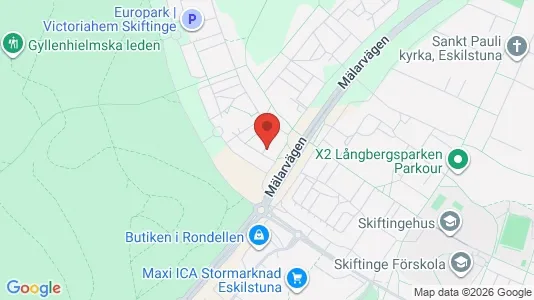 Lägenheter att hyra i Eskilstuna - kort over placeringen