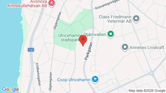 Lägenheter att hyra i Ulricehamn - kort over placeringen