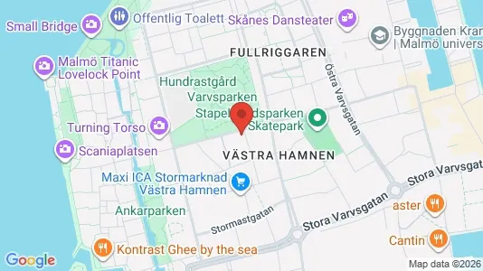 Lägenheter att hyra i Malmö Centrum - kort over placeringen
