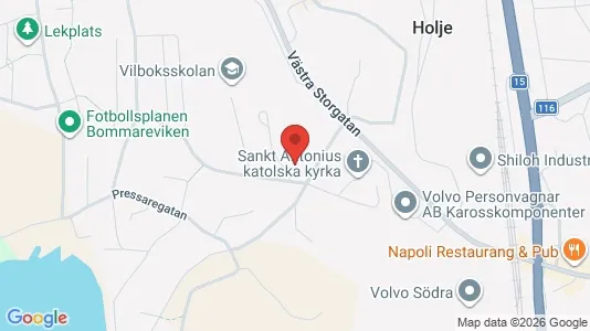 Lägenheter att hyra i Olofström - kort over placeringen
