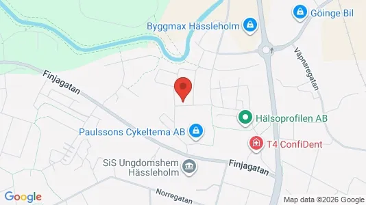 Lägenheter att hyra i Hässleholm - kort over placeringen
