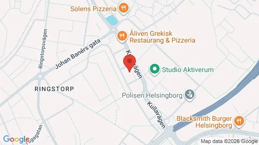 Lägenheter att hyra i Helsingborg - kort over placeringen