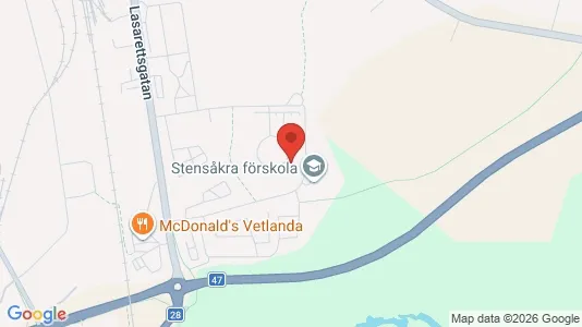 Lägenheter att hyra i Vetlanda - kort over placeringen