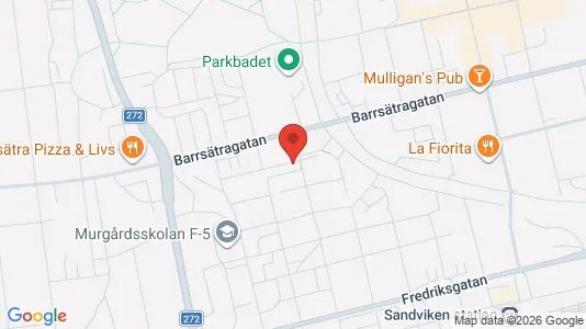 Lägenheter att hyra i Sandviken - kort over placeringen