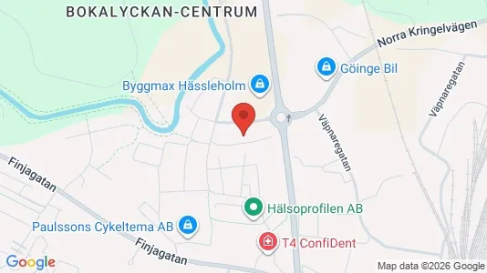 Lägenheter att hyra i Husie - kort over placeringen