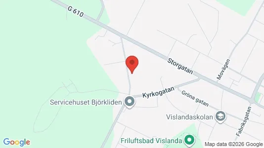 Lägenheter att hyra i Alvesta - kort over placeringen
