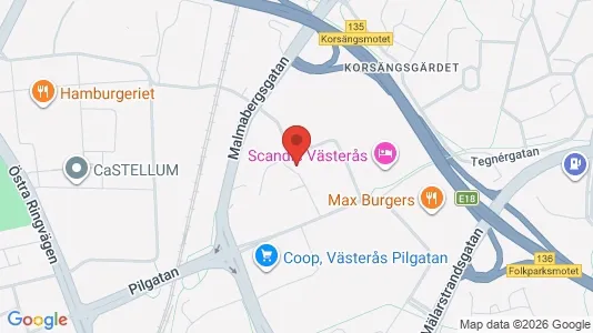 Lägenheter att hyra i Köping - kort over placeringen