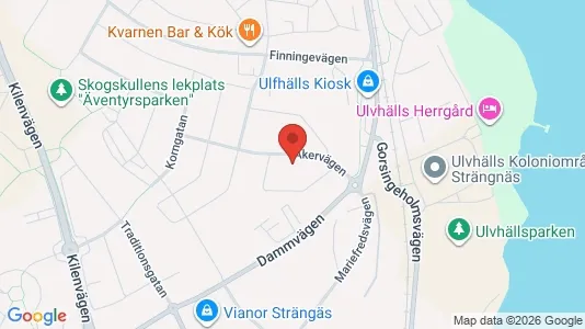 Lägenheter att hyra i Strängnäs - kort over placeringen