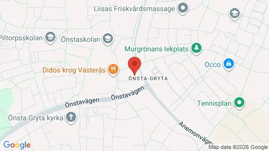 Lägenheter att hyra i Västerås - kort over placeringen