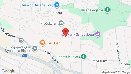 Lägenheter att hyra i Sundbyberg - kort over placeringen