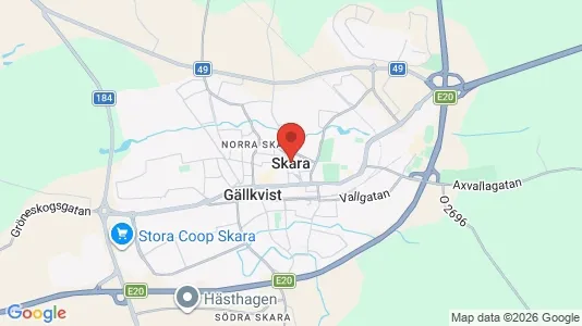 Lägenheter att hyra i Skara - Bild från Google Street View