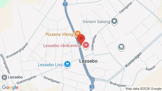 Lägenheter att hyra i Lessebo - kort over placeringen
