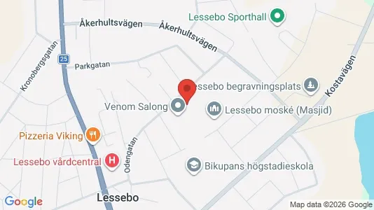 Lägenheter att hyra i Lessebo - kort over placeringen