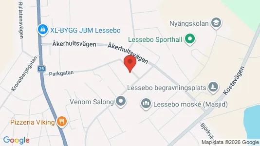 Lägenheter att hyra i Lessebo - kort over placeringen