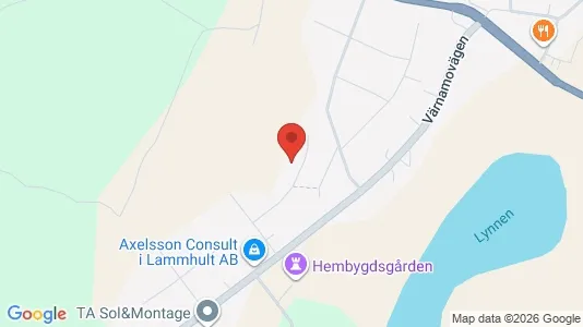 Lägenheter att hyra i Växjö - kort over placeringen