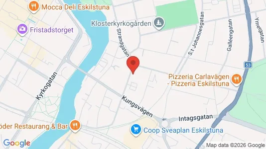 Lägenheter att hyra i Eskilstuna - kort over placeringen
