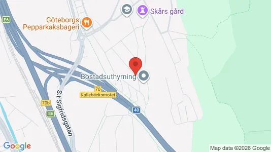 Lägenheter att hyra i Örgryte-Härlanda - kort over placeringen