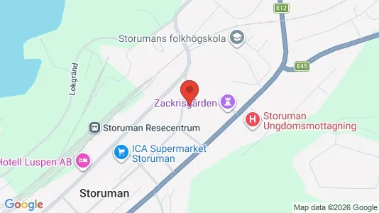 Lägenheter att hyra i Storuman - kort over placeringen