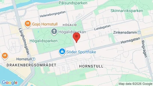 Lägenheter att hyra i Södermalm - kort over placeringen
