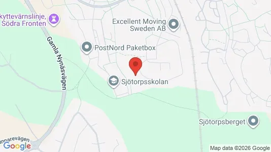 Rum att hyra i Huddinge - kort over placeringen