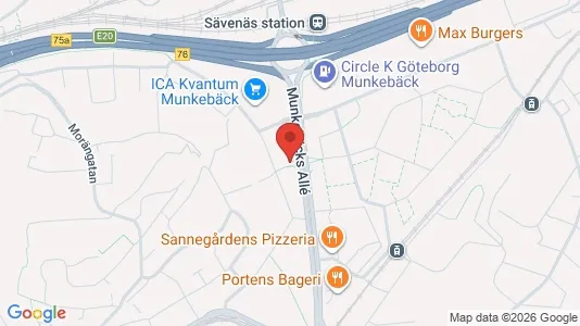 Lägenheter att hyra i Göteborg Centrum - kort over placeringen