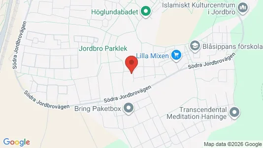 Lägenheter att hyra i Haninge - kort over placeringen