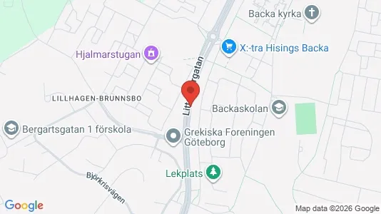 Lägenheter att hyra i Norra hisingen - kort over placeringen