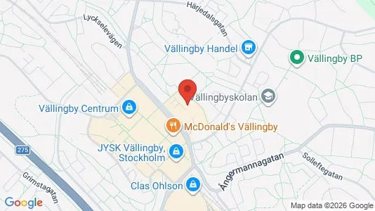 Lägenheter att hyra i Västerort - kort over placeringen