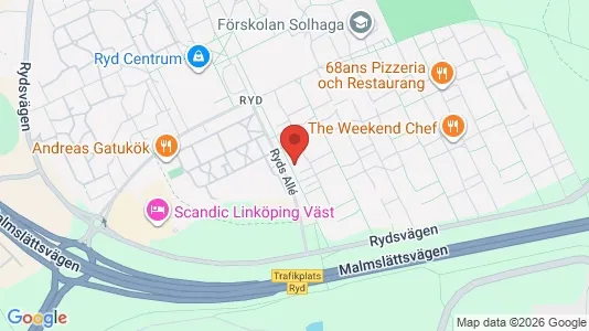 Lägenheter att hyra i Linköping - kort over placeringen