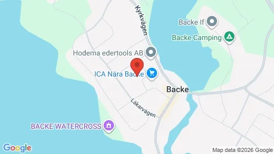 Lägenheter att hyra i Strömsund - kort over placeringen