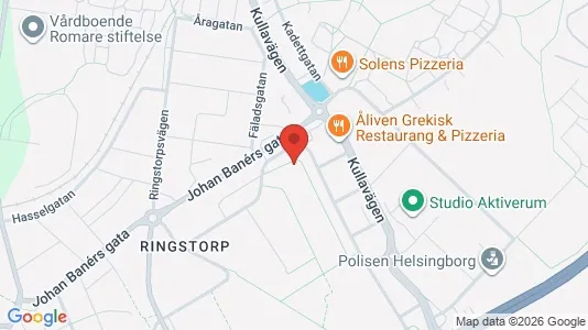 Lägenheter att hyra i Helsingborg - kort over placeringen