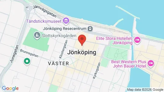 Lägenheter att hyra i Jönköping - kort over placeringen